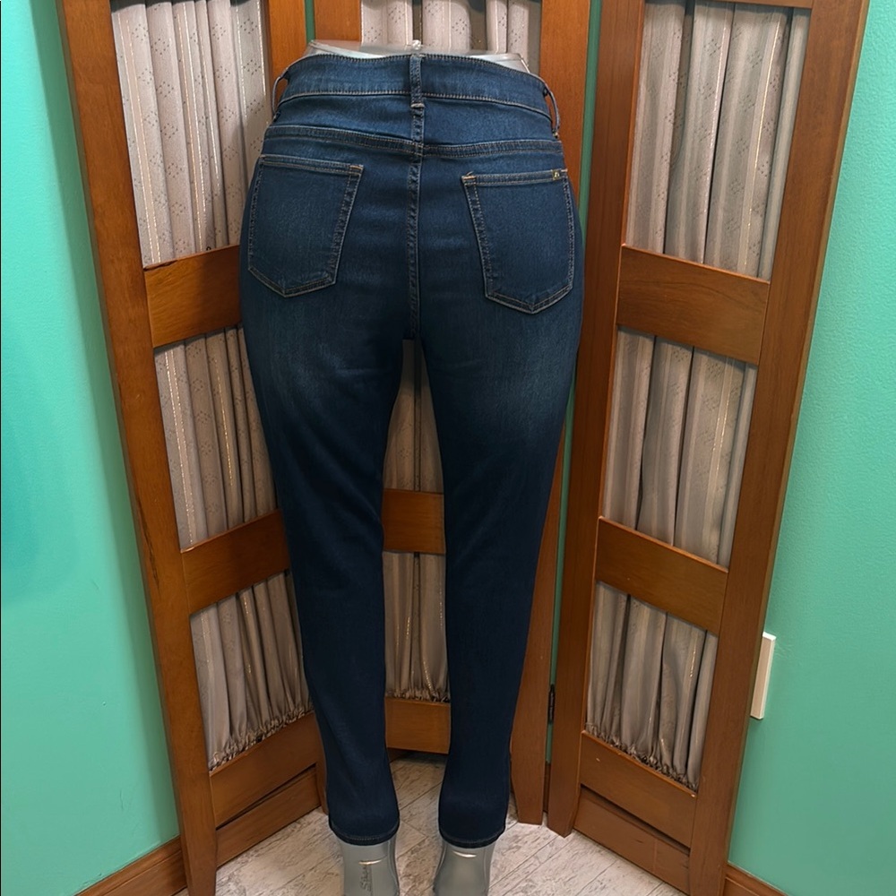 Jennifer Lopez Blue Skinny Jeans with Versatile Stretch - Picture 6 of 11